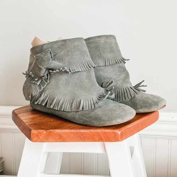 Jeffrey Campbell suede booties - Picture 1 of 15